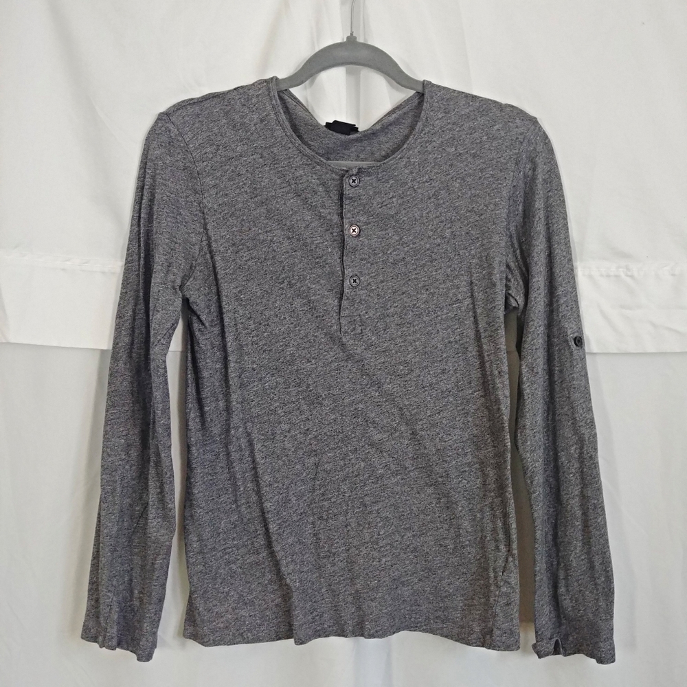 H&M Grey Henley Long Sleeve